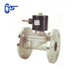 stainless steel flange end hydraulic solenoid valve for oil