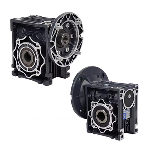 Reductor industrial de motor de CA serie MIMRV personalizado al por mayor, caja de engranajes de varilla RV75, reductor pequeño con engranaje de tornillo sin fin y brida - Product Image 1