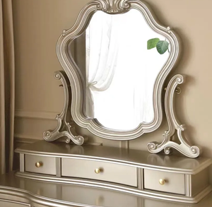American Style Bedroom Light Luxury Solid Wood Dressing <b>Table</b> Makeup <b>Table</b> Neoclassical Princess Makeup <b>Mirror</b> - Product Image 5