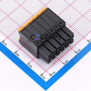 MX15EDGKNH-3.5-2*06P-BK01-Cu-A Plug-in Terminal Block P=3.5mm Connector Plug 2x6P 3.5mm Black - Product Image 2