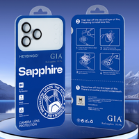Protection d'objectif d'appareil photo en verre trempé saphir pour 17 Pro Max avec dureté 9H