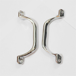 Tirador de Cajón de Aleación de Zinc, 96 mm de Distancia entre Agujeros, Color Cromo, Forma de Barra Minimalista, Tirador para Puerta de Mueble o Armario - Product Image 2