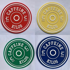 Sous-verres personnalisés motif Cerf <span class=keywords><strong>de</strong></span> la Forêt, sous-verres avec logo <span class=keywords><strong>personnalisé</strong></span> pour boissons, anti-brûlure, antidérapants, dessous <span class=keywords><strong>de</strong></span> plat tendance en PVC pour boissons - Product Image 6