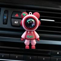 Karikatür Astronot Araba Aksesuarları Havalandırma Kokusu Tabletleri Araba İç Dekorasyonu için Oda Parfümü ve Aromaterapi Malzemeleri