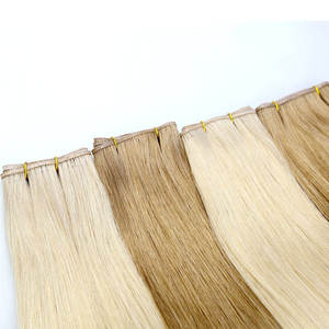 <span class=keywords><strong>Extensiones</strong></span> <span class=keywords><strong>de</strong></span> <span class=keywords><strong>Cabello</strong></span> Humano Remy Ruso Virgen <span class=keywords><strong>de</strong></span> Doble Trama, Invisibles, Sin Retorno, Atadas a Mano, con Cutícula Alineada, al por Mayor, Novedad - Product Image 4