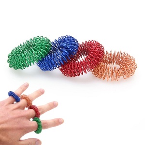 Heng sheng Kohlenstoffs tahl Sensorischer Stress abbau Anti Angst Dekompression Akupunktur punkt Stimulieren Gesundheits wesen <span class=keywords><strong>Massage</strong></span> Fingerringe Spielzeug - Product Image 2