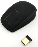 Mouse Silikon LED USB Nirkabel RF Tahan Air, Dapat Dicuci, Dapat Didesinfeksi, Sentuh & Gulir, IP68, Medis & Industri, 2.4G