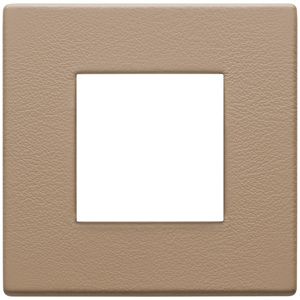 Placa para puerta Savannah de 9.5 pulgadas x 9.5 pulgadas x 1.4 pulgadas con acabado en cuero beige - Product Image 1