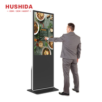 32 Tot 65 Inch Vloerstaande Wifi Elektronische Lcd Touch Schermen Kiosk En Verticale Digital Signage