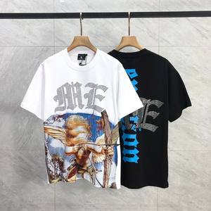 <span class=keywords><strong>Camiseta</strong></span> de Manga Corta de Algodón Puro con Estampado de Letras, Estilo Retro Vintage, Unisex, Marca Angel Baby, MIXED EMOTION - Product Image 4