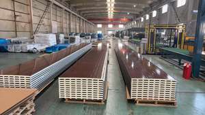 Tuiles en aluminium isolées, panneaux en polyuréthane, tôles métalliques, façades, matériaux de construction de première qualité, directement de l'usine - Product Image 2