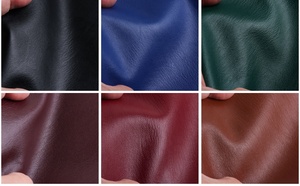 Waterproof Stretch Embossed 1.2mm Woven Polyurethane Fabric Faux <strong>PU</strong> <strong>Leather</strong> for Bags and Sofas - Product Image 6