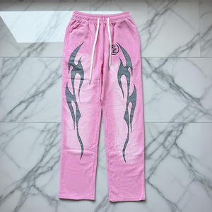 Set Felpa con Cappuccio Hip Hop Streetwear 2 Pezzi Oversize Effetto Vintage Lavato Felpa e Pantaloni Autunno Inverno per Coppie e Adolescenti - Product Image 6