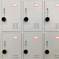Serrures de meubles à code électronique à 6 chiffres Déverrouillage intelligent par mot de passe Serrure de tiroir de casier intelligent