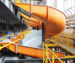 Truelisort新ステンレス鋼中国製調整可能スパイラル重力シュートコンベア省エネ耐久性多機能小売 - Product Image 3