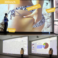BYINTEK — projecteur professionnel C500WST 3lcd, projection aérienne de courte portée, pour la publicité en plein air, anti-uv