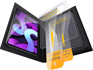 ฟิล์มกระจกนิรภัยแบบ HD 1 2 ชิ้น ชุบเคลือบน้ำมัน ติดตั้งง่าย กล่องมหัศจรรย์ สำหรับ Apple <span class=keywords><strong>iPad</strong></span> <span class=keywords><strong>Mini</strong></span> 4 <span class=keywords><strong>5</strong></span> 6 7 - Product Image 2