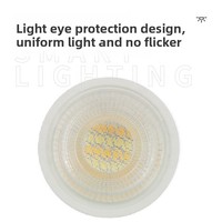 Projecteur GU10/GU5.3 avec capteur AC, SMD, angle d'émission réglable de 24 degrés, 3W-7W, culots en aluminium recouverts de plastique