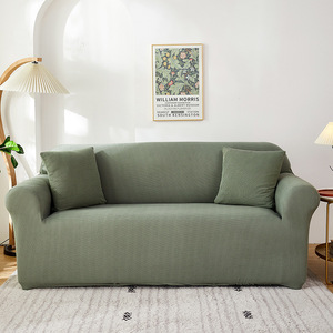 Simplicity Fashion Solid Color Thicken Velvet 3 Seater Super Soft Protector Stretchable Anti <strong>Slip</strong> <strong>Sofa</strong> <strong>Cover</strong>// - Product Image 3