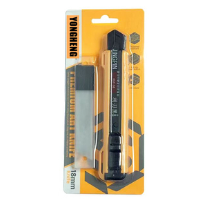 Personalizzabile 18mm Snap Utility Cutter SK5 in acciaio al carbonio in acciaio antiscivolo in gomma coltello tascabile OEM scatola di supporto utensile da taglio 5 pz - Product Image 2