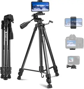 Fabrika özel 1.4m taşınabilir Dslr kamera 3110 dijital kompakt Tripod cep telefonu kamera için Video