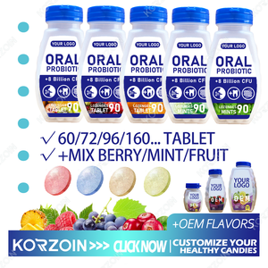 Integratori per l'igiene orale con logo personalizzato, produttore di probiotici orali avanzati, <span class=keywords><strong>compresse</strong></span> di xilitolo per la freschezza dell'alito e contro l'alitosi. - Product Image 3