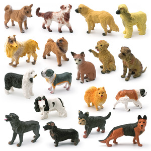-Simulación del famoso modelo de perro pastor Chihuahua Golden Retriever Pomerania Shiba miniatura mascota <span class=keywords><strong>cachorro</strong></span> Decoración - Product Image 3
