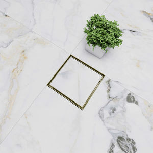 Hochwertige schwarze quadratische Fliesen einsatz Badezimmer falle Sus304 Geruchs neutrale Stealth Deodorant Edelstahl Dusch boden ablauf - Product Image 5