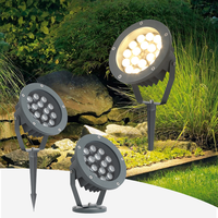 Projecteur LED solaire DC étanche IP65 en aluminium pour extérieur, télécommande, intensité réglable, pour jardin, pelouse, allée, maison