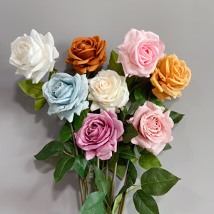 L-AF01-1 Vente en gros de fleurs artificielles, fleurs artificielles de haute qualité au toucher réel, roses de haute qualité au toucher réel - Product Image 5