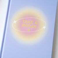 Agenda personnalisé de haute qualité imprimé A5 avec couverture rigide Agenda Journal bleu carnet de notes en papier fantaisie