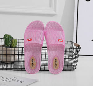 Sandalias de Playa de Gelatina Nuevas de Verano, Sandalias de Baño Impermeables de PVC con Plataforma y Punta Abierta, Pantuflas de Cristal, Zapatos Deslizantes - Product Image 1