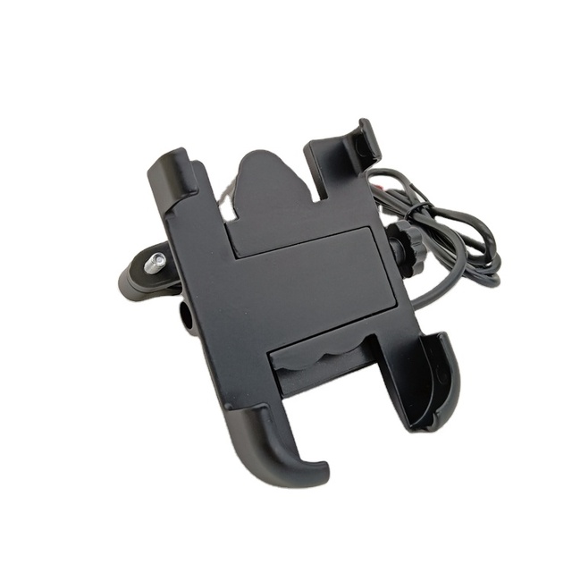 YH2282 Aluminium Alloy USB Charging Stand Mobile Phone Holder for Bike Motorcycle Convenient Handheld Device Bicycle Accessories