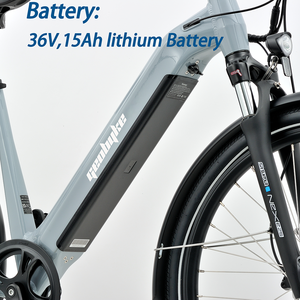 Bicicletta Elettrica da Città per Uomo, <span class=keywords><strong>28</strong></span> Pollici, 2 Ruote, 250W, Batteria al Litio Integrata 15ah 36v, <span class=keywords><strong>Bici</strong></span> Elettrica Intelligente Digitale - Product Image 5