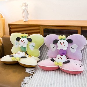 Super <b>Soft</b> Cute Embroidered Cartoon Plush Doll Pillow Plush Animal Cushion Butterfly Decor Bed <b>Stuffed</b> Animal <b>Toys</b> Wholesale - Product Image 2