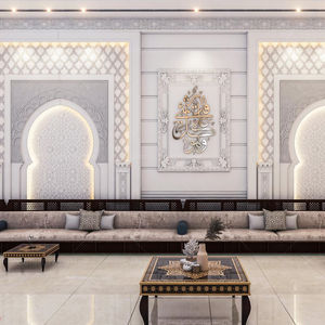 Classico divano da pavimento in stile reale a forma di U in stile arabico Set di lusso con personalizzazione divano in stile Majlis <span class=keywords><strong>mobili</strong></span> - Product Image 4