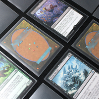 Pochettes pour cartes à collectionner, finition mate, transparentes et résistantes, compatibles avec les jeux Magic et Yu-Gi-Oh, pochettes personnalisées pour jeux de société.