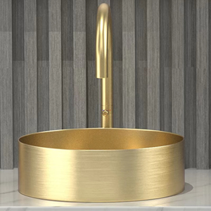 <span class=keywords><strong>Lavabo</strong></span> in oro spazzolato per bagno Hotel <span class=keywords><strong>lavabo</strong></span> 304 in acciaio inox <span class=keywords><strong>lavabo</strong></span> a mano moderno lusso <span class=keywords><strong>rotondo</strong></span> lavandini - Product Image 4