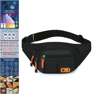 <span class=keywords><strong>Riñonera</strong></span> para <span class=keywords><strong>Hombre</strong></span>, Multifuncional, de Nailon, Impermeable, Bolsa de <span class=keywords><strong>Cintura</strong></span> para <span class=keywords><strong>Hombre</strong></span> - Product Image 1