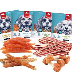 Snack de carne seca para perros Wanpy, Rollo triturado de pollo, 400g, nutritivo, limpieza de dientes y huesos, recompensa, entrenamiento, snack seco para perros - Product Image 2