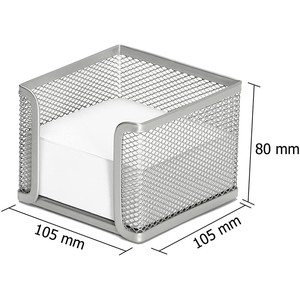 Mẫu miễn phí cung cấp văn phòng Sliver Bàn Kim Loại lưới máy tính để bàn Cube vuông giấy lưu ý <span class=keywords><strong>Clip</strong></span> chủ lưu ý Pads <span class=keywords><strong>Memo</strong></span> chủ - Product Image 2