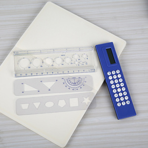 15cm Ruler Electronic <strong>Calculator</strong> Set Student Fashion Portable <strong>Calculator</strong> Ruler Set - Product Image 3