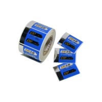 Étiquettes de flacons en PP PET holographiques or chaud argent 2 ml 3 ml 10 ml