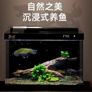 Acuario Sensen Le Golden Scale de Vidrio Ultra Transparente, Modelo 2026, Acuario de Agua Dulce con Filtro Integrado para Peces Dorados - Product Image 1