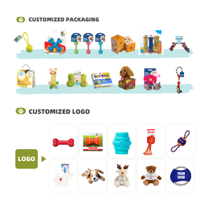Factory Custom logo Color Style Durable Interactive Electric <strong>Dog</strong> Animal <strong>Toys</strong> Plush Chew <strong>Dog</strong> Teething <strong>Toy</strong> for Brands OEM ODM - Product Image 2