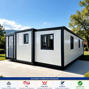 Casa Contenedor Expandible de 20, 30 y 40 Pies, Libre de Asbesto, Certificada por NATA, Estándares Australianos, Casa de Lujo de 2, 3 y 4 Dormitorios, Tipo Granny Flat - Product Image 1