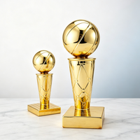 Trophée de championnat en résine électroplaquée de haute qualité, trophée de compétition sportive de basketball, design créatif, souvenir pour les fans
