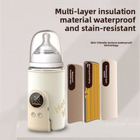 Pemanas Botol Bayi Portabel Nirkabel Isi Ulang 8000mAh, Tahan Beban 18KG, Penghangat & Penjaga Suhu Susu untuk Perjalanan