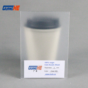 GUANGHE Hoja de acrílico fundido 3,05x2,05 5mm Hoja de plástico flexible delgada de acrílico Hoja de acrílico transparente gris oscuro - Product Image 6