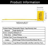 Étiquettes de sécurité pour vêtements, étiquettes en plastique personnalisées pour vêtements, chaussures et sacs